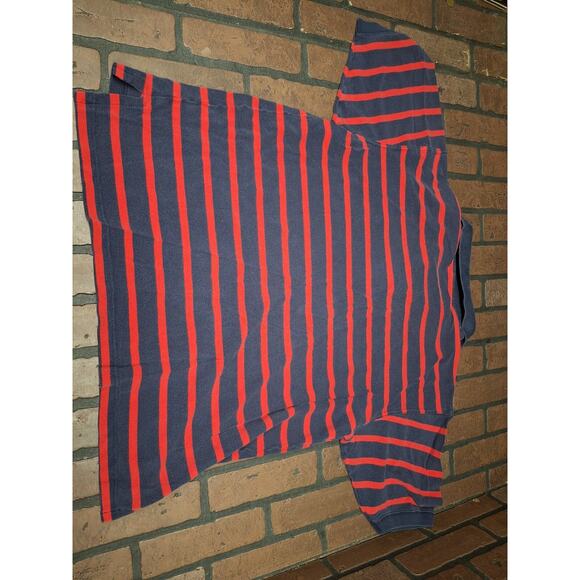 Vintage Disney Store Mickey Polo Red Blue Striped XL - Picture 7 of 7